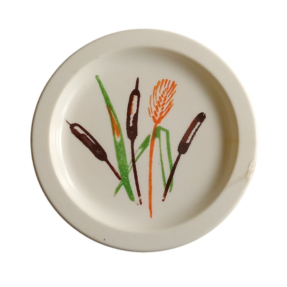 Vintage Irwin Kids Plastic Cattail Toy Doll Plate